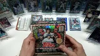 Purple Chrome.  2025 Topps Holiday Baseball Cards.  Part 52.  25th Mega Box.