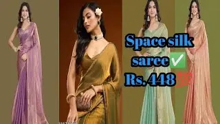 Meesho Space silk saree Rs.450♥️super quality✅Meesho review👌#meesho#spacesilksaree#trendingsaree