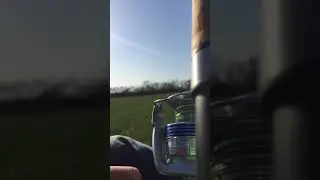 Fishing pole kite launch