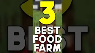 3 Starter Food Farms Minecraft Bedrock 1.21 (2025)