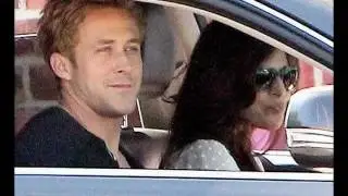 Ryan Gosling & Eva Mendes Kissing in Public