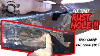Fix that rust hole in your Jeep Frame for Free or Really Cheap!!