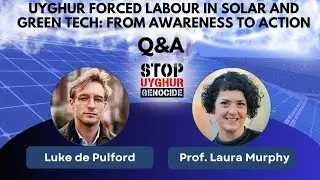 Q&A: Uyghur Forced Labour in Solar and Green Tech | Prof. Laura Murphy & Luke de Pulford