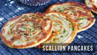 Chinese Scallion Pancake Recipe in Hindi | Crispy, Flaky & Layered | Step-by-Step Easy Guide