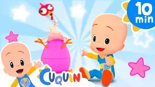 Surprise Eggs with the crazy Hen | Songs and Education with Cleo and Cuquin