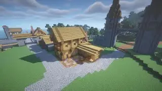 Minecraft: How to build a Medieval Tavern | Minecraft Tutorial