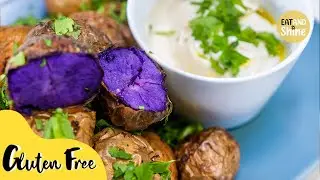 Roasted Potatoes with Garlic and Cilantro | Eat and Shine ☀️