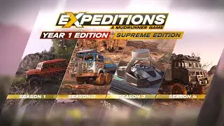 Expeditions: A MudRunner Game - Year Pass & Editions Trailer [4K] (русские субтитры)