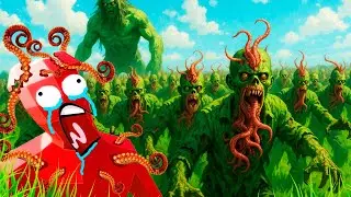 UN PARASITO EXTERMINA A LA HUMANIDAD | TOTALLY ACCURATE BATTLE SIMULATOR