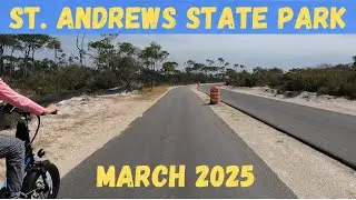 WE LOVE THE NEW BIKE PATH AT ST ANDREWS STATE PARK!