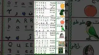 Basic Learning of English language with support of sindhi Language #sindh #english #language #learn