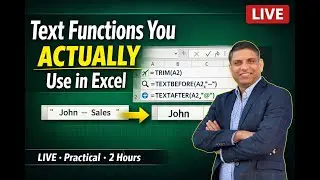 Excel : Text Function