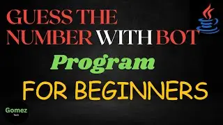 Guess the number with Bot in java | Java program | Gomez tech