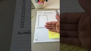 Como organizar a SEMANA em um CADERNO simples 📚