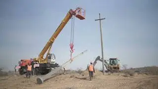 Development of roads, energy access and access to 4G at South Tortkuduk project