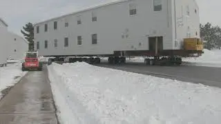 Fort McCoy WW2 Barracks Move Timelapse
