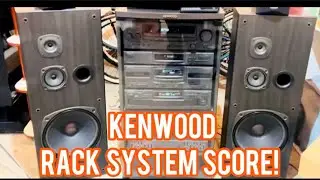Big Time score on a Kenwood Rack Stereo System!