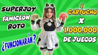 Probando un FamiCl&oacute;n roto y un cartucho con un mill&oacute;n de juegos 😂 🤣 Ni te imaginas lo que ocurrir&aacute;❗❗