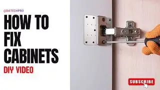 How To Fix Loose Cabinet Door Hinges | Easy DIY Fix in 10 Minutes🔥