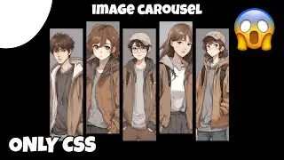 how to create Image carousel/accordions in css | hover image carousel