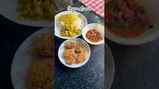 Vegan Lunch | Indian Meal #food #vegan #shorts