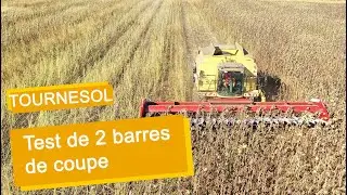 Test ! Qui perd le moins de graines entre une coupe tournesol et une coupe de type 