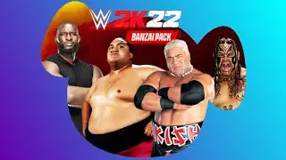 WWE 2K22 Banzai Pack! (DLC) Omos vs Rikishi vs Umaga vs Yokozuna!
