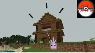 New home and first evolution!! (MCPE Pokecraft) #2
