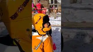 Cold Weather Fun: Ivana and Michael's Ice Splash in the World's Coldest City