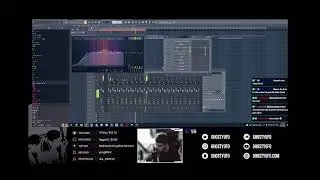 Ghosty creating a hard Russ type beat
