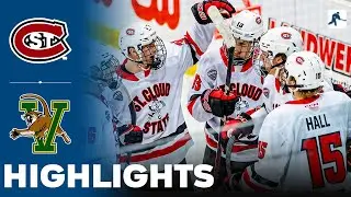 St Cloud State vs Vermont | NCAA College Hockey | Highlights - October 18, 2025