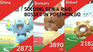 New Raid bosses Pok&eacute;mon go . gen4 raid bosses. SHINY SHINX RAID ?