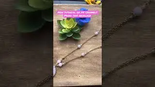 Necklace Tutorial Using Bargain Bead Box For April 2023 Spring Blossom #diy #jewelry #beads #shorts