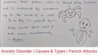 What are Anxiety Disorders | Types | Causes *Psychology Notes*
