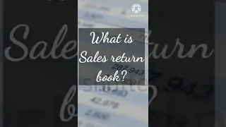 🤩Sales return book in 9 sec #shorts