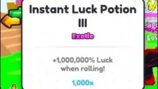 1000x Instant Luck Potion 3,Chance for Huge💀💀💀!!!!