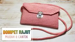 Cara Mudah Buat Dompet Rajut 2 Ruang / Dompet Rajut Cantik