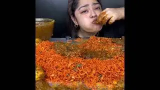 SPICY EGG CURRY, CHICKEN CURRY, CHICKEN BIRIYANI 🌶️ EXTRA GRAVY EATING CHALLENGE ||