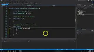 Beginner Unity 3D: First Person Shooter 5- Instantiate/spawn objects and shoot bullets