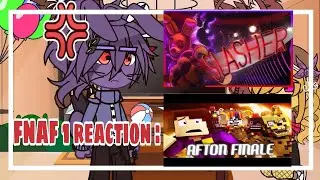 FNAF 1 React To Fnaf songs // Slasher Techno Cinema Remix and GOING BACK FNAF 6 // Gacha Club //#5