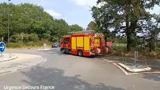 D&eacute;part EPA, VLI, FPT, VSRM du Cis Carquefou Sdis 44 Loire Atlantique