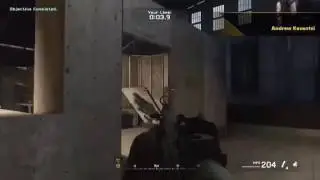 CoD 4 Training Time Run.