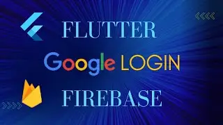 Google sign-in with Flutter using Firebase authentication | flutter google login firebase | Part 1