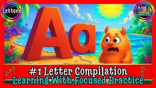 #1 Letter Compilation | Learning Through Focused Practice | Magic Mini Monsters #magicminimonsters