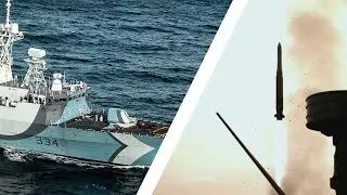 HMCS Regina FIRES a MISSILE! / Le NCSM Regina tire un MISSILE !