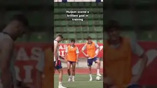 Dean Huijsen scored this in training for the La Rojas