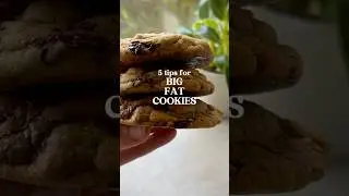 Tips for BIG FAT cookies 😱 #nyccookies #baking