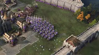 Age of Empires 4 - 3v3 EPIC LAST STAND | Multiplayer Gameplay
