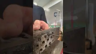 satisfying jewelry wire pulling #jewelrymaking #satisfying #goldsmith #satisfyingvideo