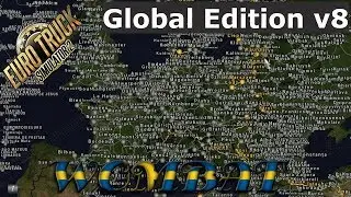 ETS2 1.35 - Global Promods Big Map incl Promods 2.42, Romania Extended 2.3 and more